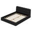 Lit plateforme en tissu d'ameublement-1040509341