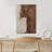 Abstract Shape "Warm Dark Brown Neutral Modern Organic Artwork, Minimalist Rustic Living Room Wall Pictures, Large Framed Canvas Giclee Print Wall Art"-101791376-101791372-119461017