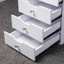 Dressing Table with LED Lights 8 Drawers 120 x 55 x 81 cm