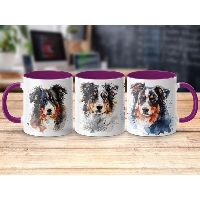 Ceramic Coffee Mug, Purple