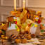 2 pièces de table de dinde de l'Action de grâce avec des pattes pendantes pour la récolte d'automne, décorations de l'Action de grâce