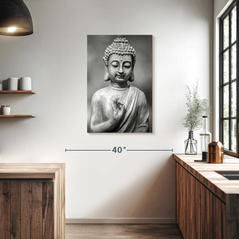 Adella Grey Buddha, 36" H x 24" W