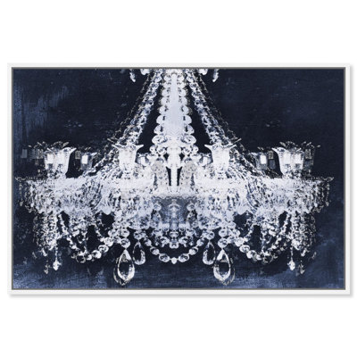 «Dramatic Entrance Indigo», impression sur toile
