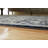 Albermarle Rectangle Floral Machine Woven Polyester Area Rug in Blue/Cream-88709004