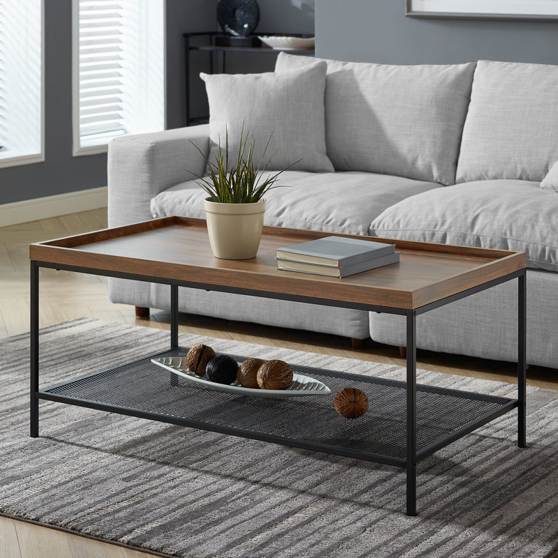 Table basse Pullman, Noyer foncé