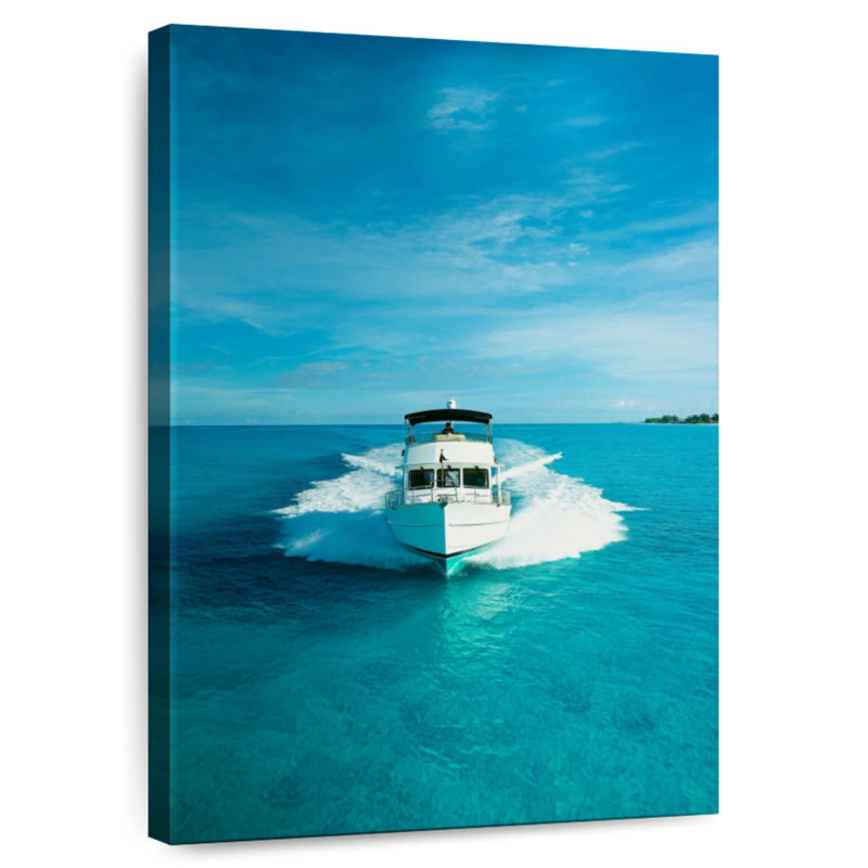 Mehar Speeding Powerboat, 30" H x 20" W