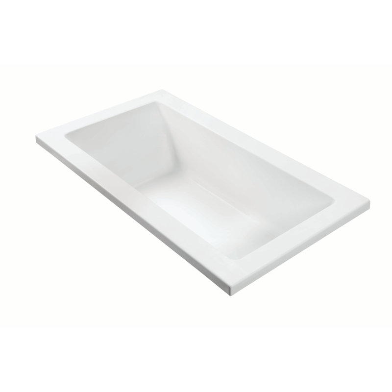 Andrea 26 Soaker Tub, White, Undermount
