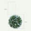 Set of 2 UV-protected artificial plant topiary balls