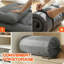 Matelas de futon japonais, matelas de sol pliable et matelas de couchage 3,5 po, taille simple, gris-411619182