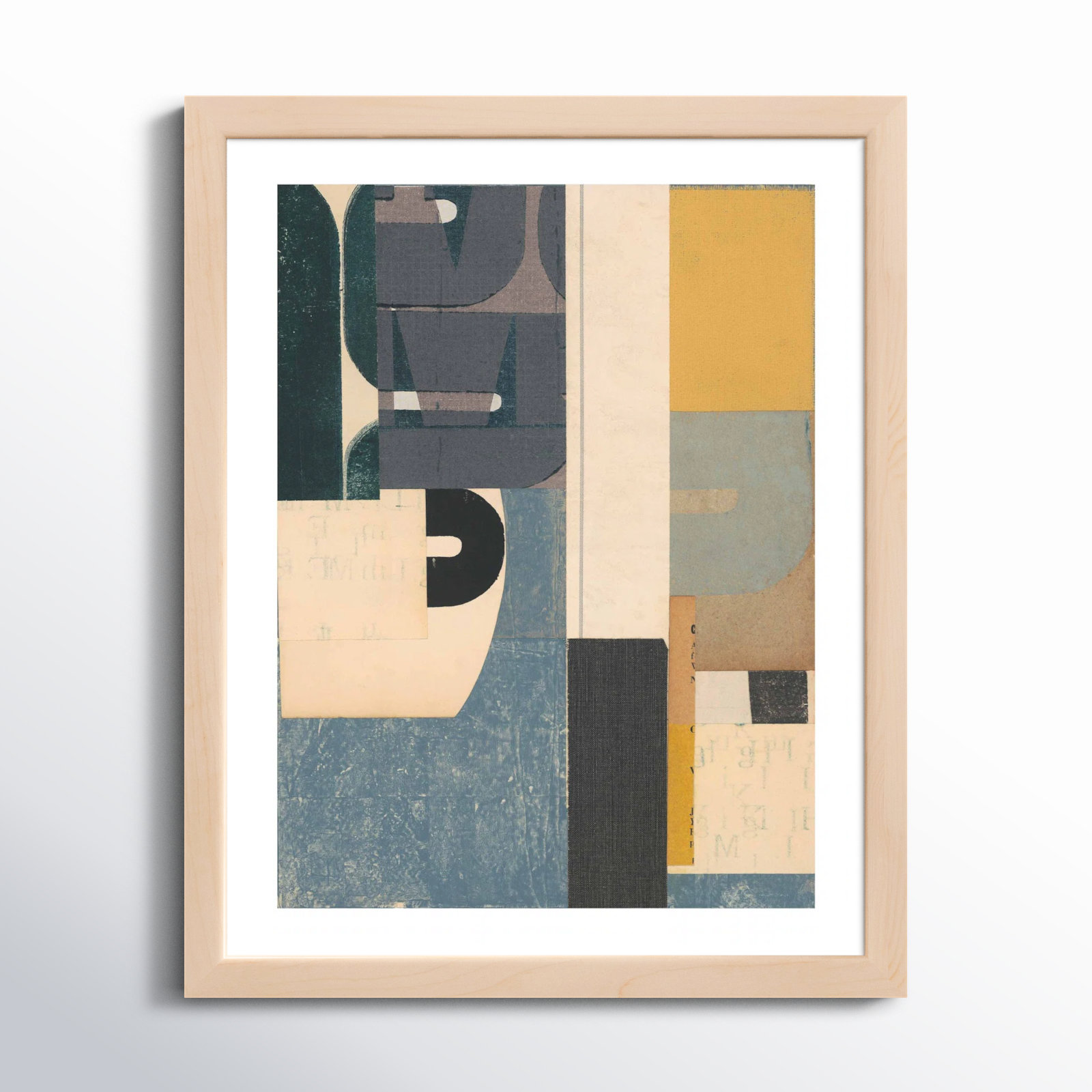 Mighty Print by Sarah Short, Brown, 20" W x 25" H