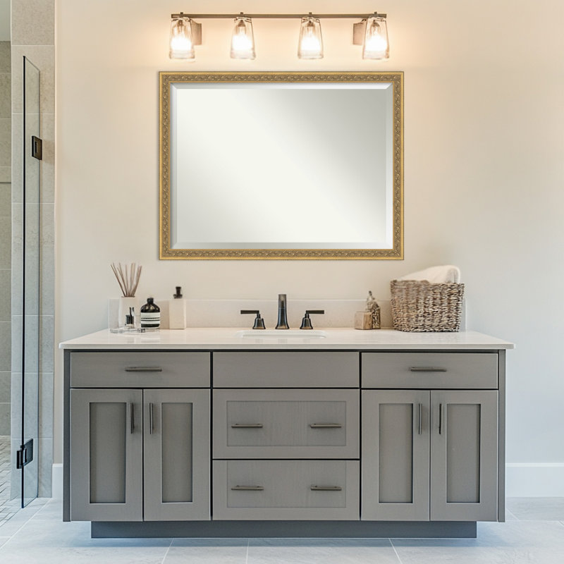 Miroir mural de salle de bain Carter, 33,5 po x 43,5 po