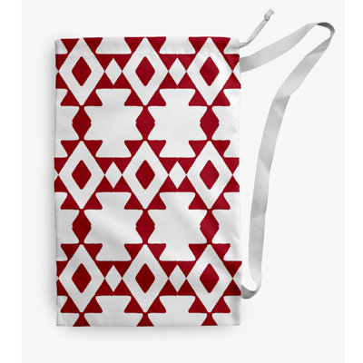 Sac à linge géométrique