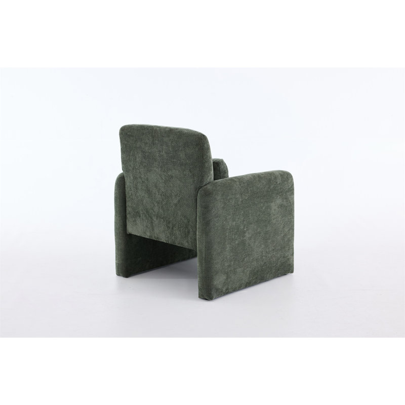 Chaise d'appoint moderne, Vert antique