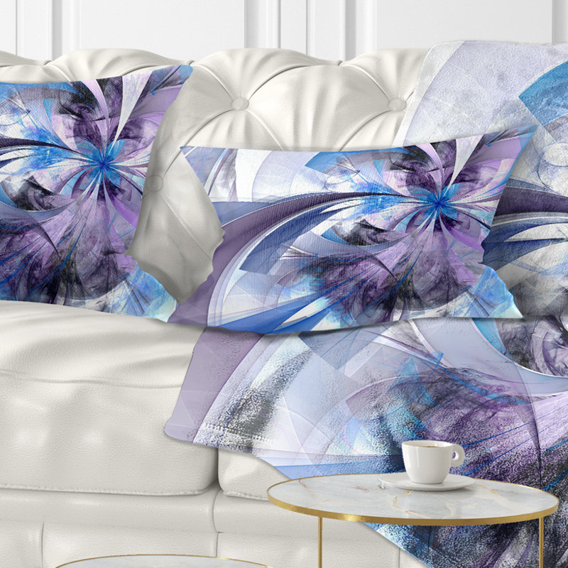 Coussin lombaire en fleur symétrique floral