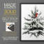 «Christmas Holiday Art» CDXXXV, reproduction d'art encadrée - bois massif-551473016-551473022