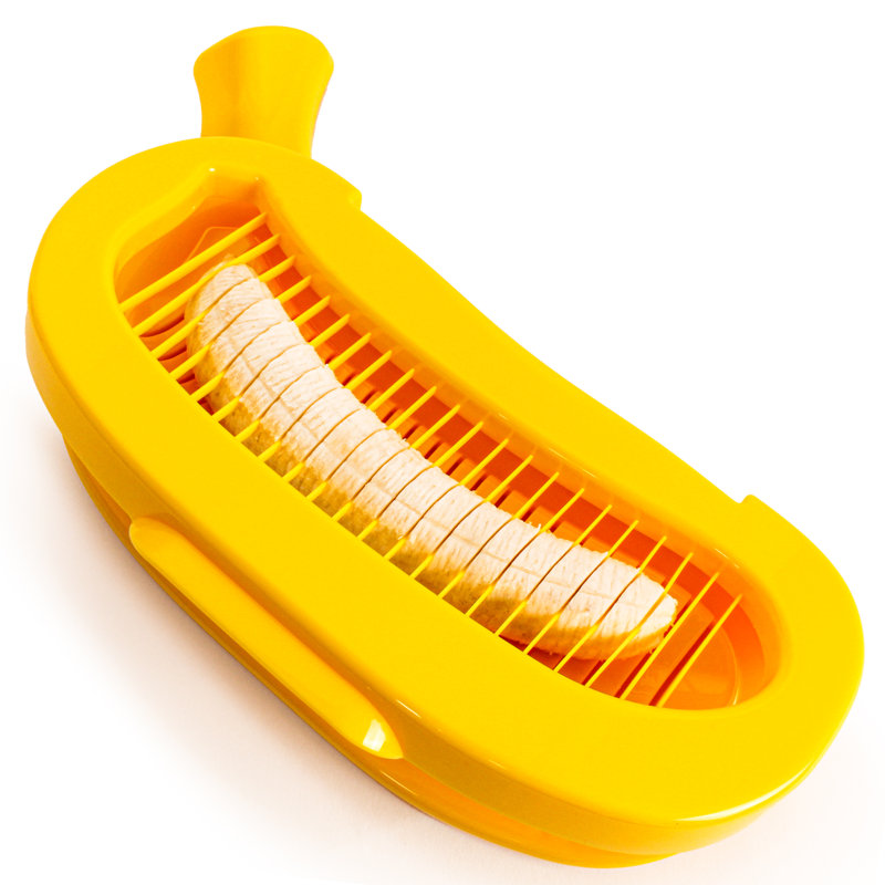 BergHOFF TFK Yellow Banana Cutter, Strong Wire String, Thin Slice