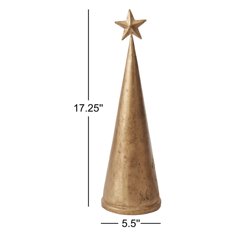 Etoile Metal Tree, 17.25" H x 5.50" W x 5.50" D