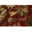 Tapis indien rouge à motif floral 6 x 10