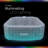 ALEKO Charcoal Inflatable Jetted Square Hot Tub with Energy Efficient Cover – Light Gray with Hemp Rope Pattern – 6 Person