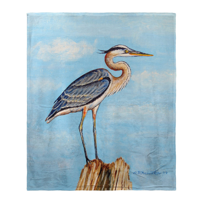 Jeté Blue Heron sur Stuff