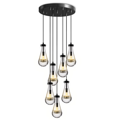 Luminaire suspendu 7 lumières Raindrop