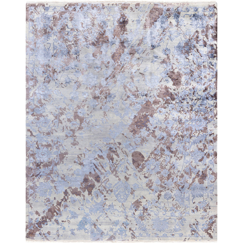 Overdyed One-of-a-Kind 8' 4" X 10' 3" Hand Knotted Area Rug