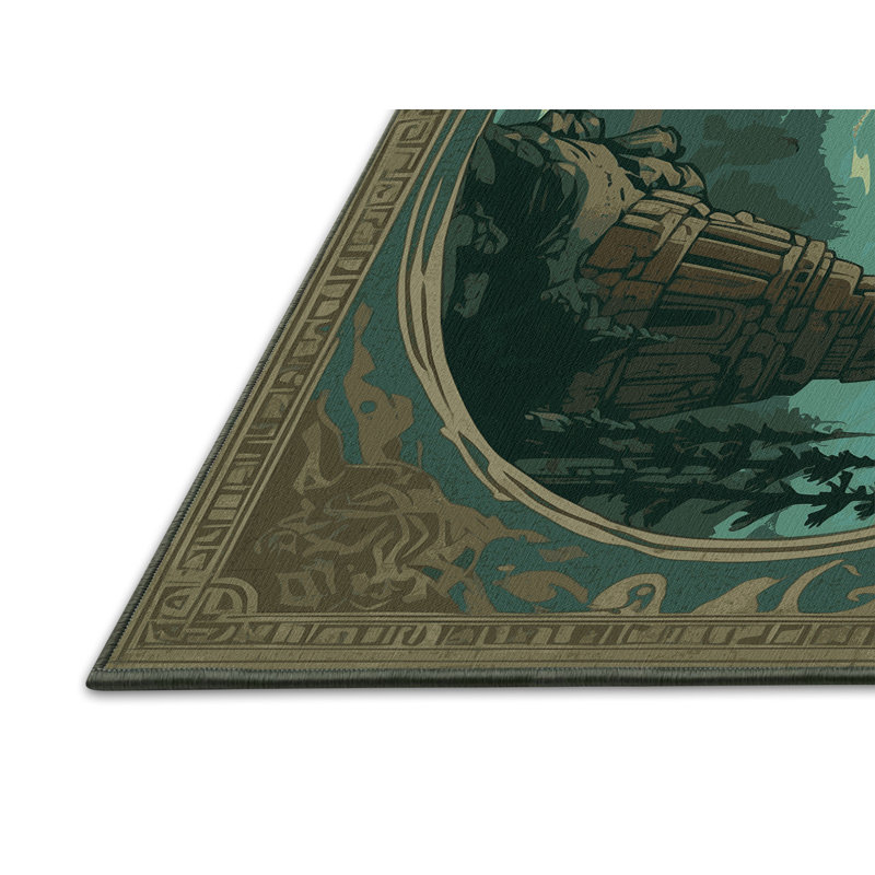 Golden Relic Rug, Square 8'