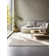 Solid Colour Machine Woven Cream Area Rug