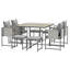 Steel Patio Dining Set Table,