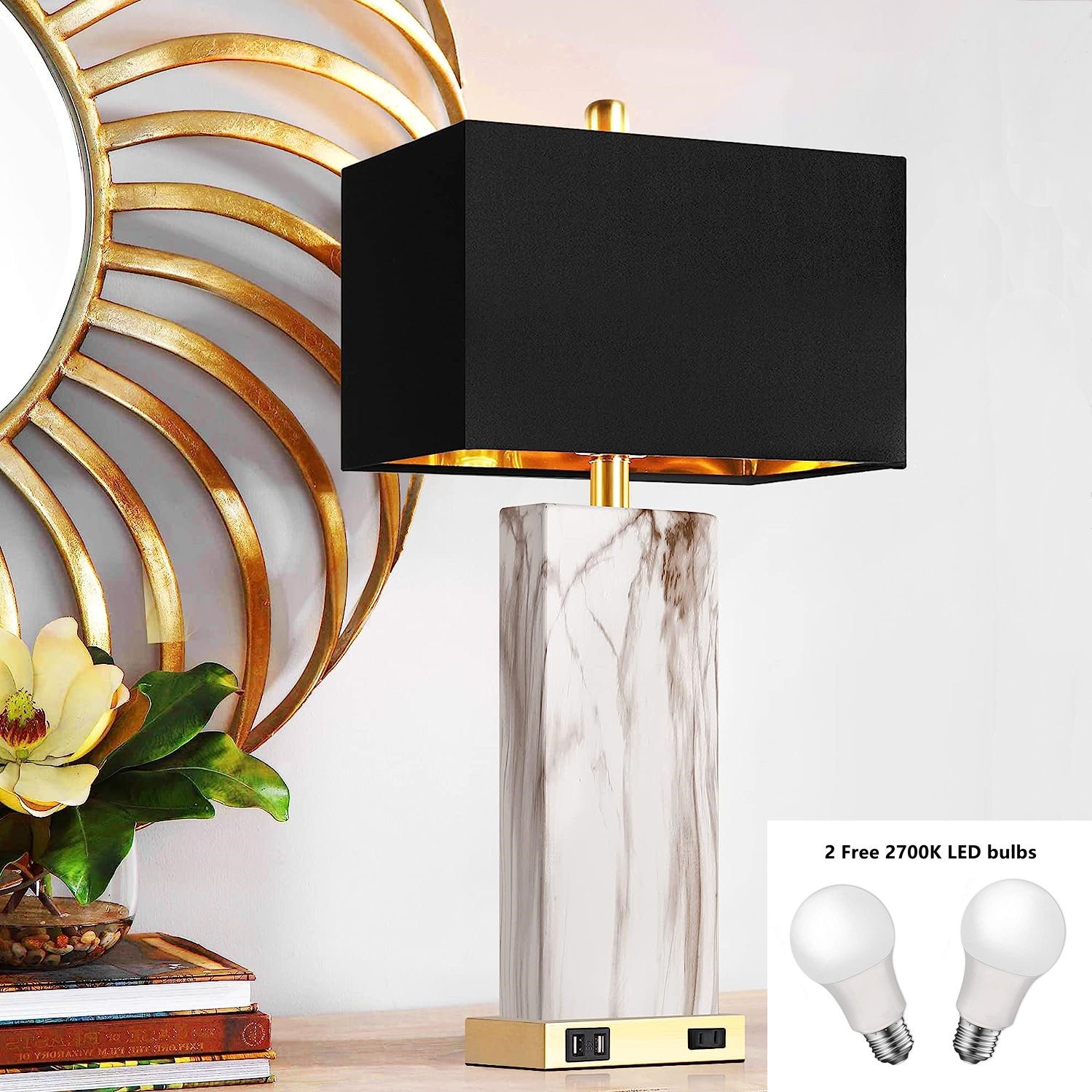 Everly Quinn Rettke Metal USB Table Lamp Reviews Wayfair