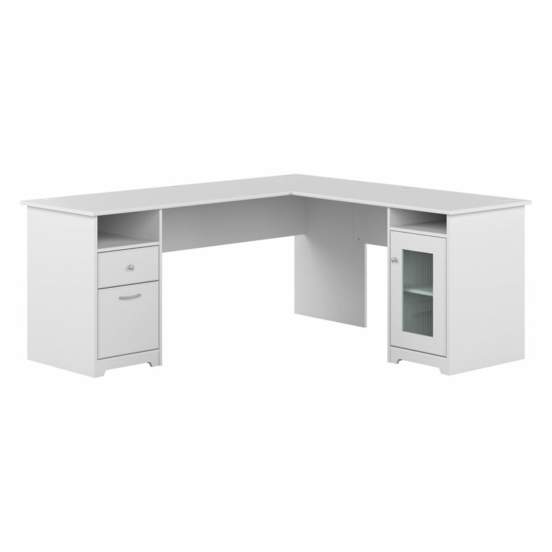 Bureau de 72 po Paelynn, Blanc, H 30 po x l 71,69 po x P 68,5 po