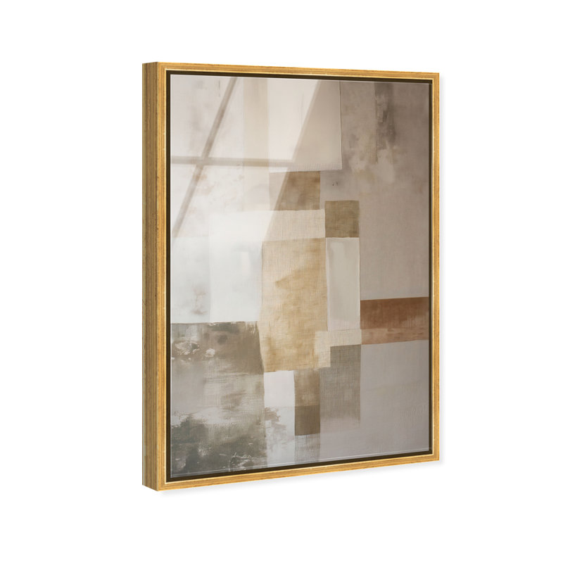 Dustveil (III) High-Gloss Frameless Acrylic Glass Wall Art Abstract Print by Oliver Gal, Ready to Hang, 10 x 15, 55"H x 37"W