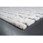 Tapis géométrique en polypropylène tissé à la machine ivoire / gris-952905909