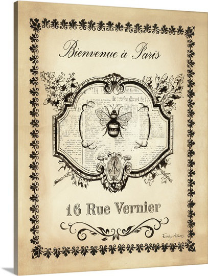'Paris Bees I' Graphic Art Print Ophelia & Co. 