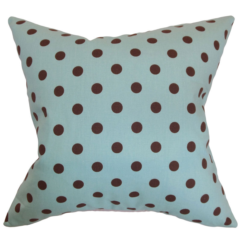 Cotton Polka Dots Sham Set, King, Lipstick Red