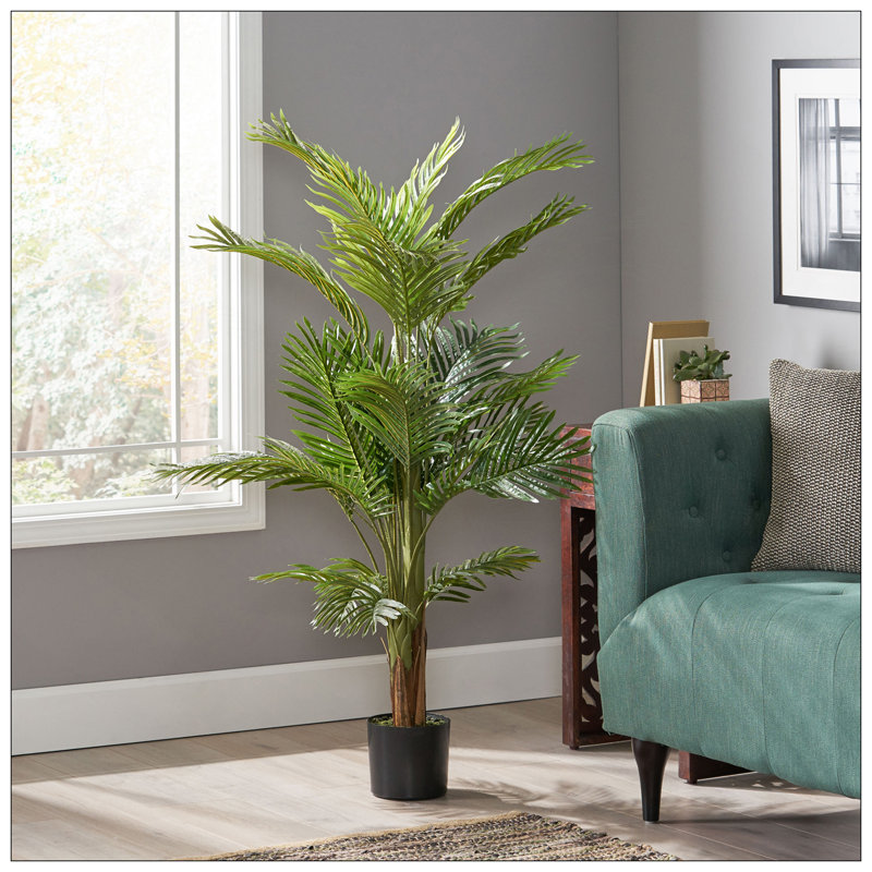 ARTIFICIAL PALM TREE, 51" H x 31" W x 31" D