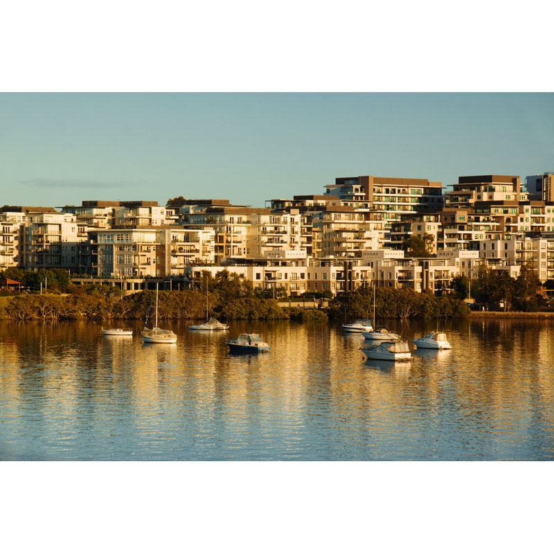 Meadowbank Apartments - Wrapped Canvas Print, 61cm H x 91cm W x 3.8cm D