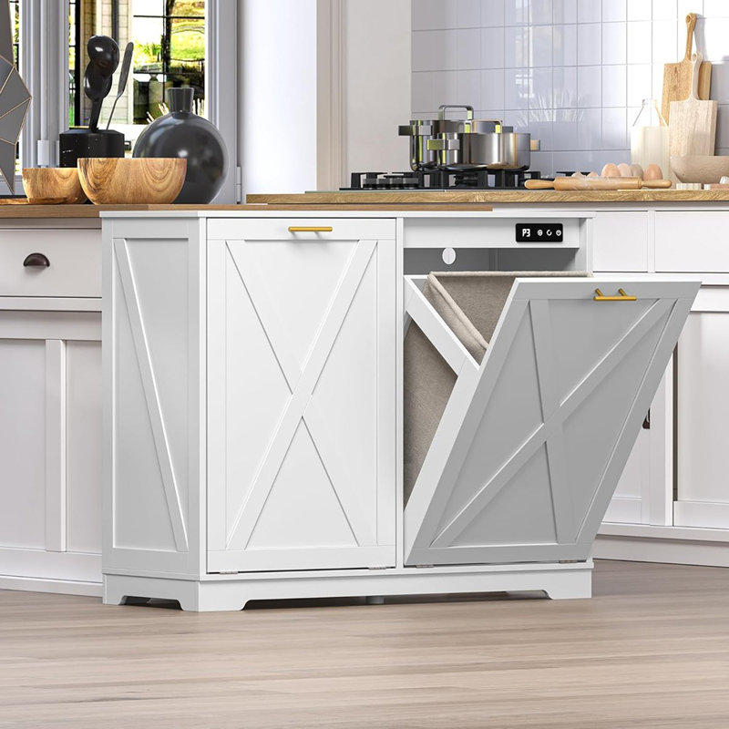 Armoire pour canettes avec 2 bacs