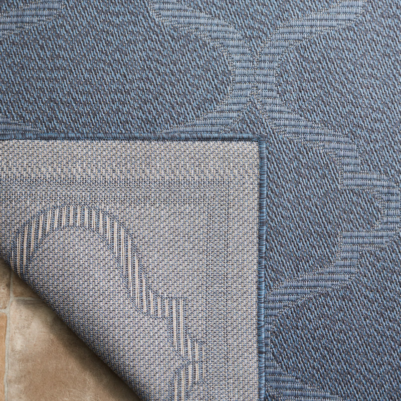 Millana Performance Machine Washable Geometric Indoor/Outdoor Area Rug, Square 6'7"