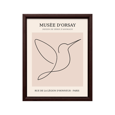 Picasso - One Line Hummingbird Drawing