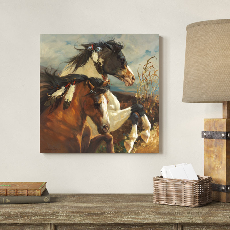 " Wind Voyager " Painting Print, 20" H x 20" W x 1.25" D