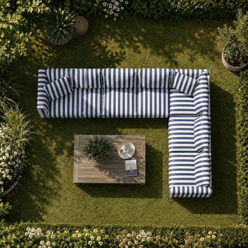 Sectional, 80" H x 388" W x 90" D, Left Hand Facing