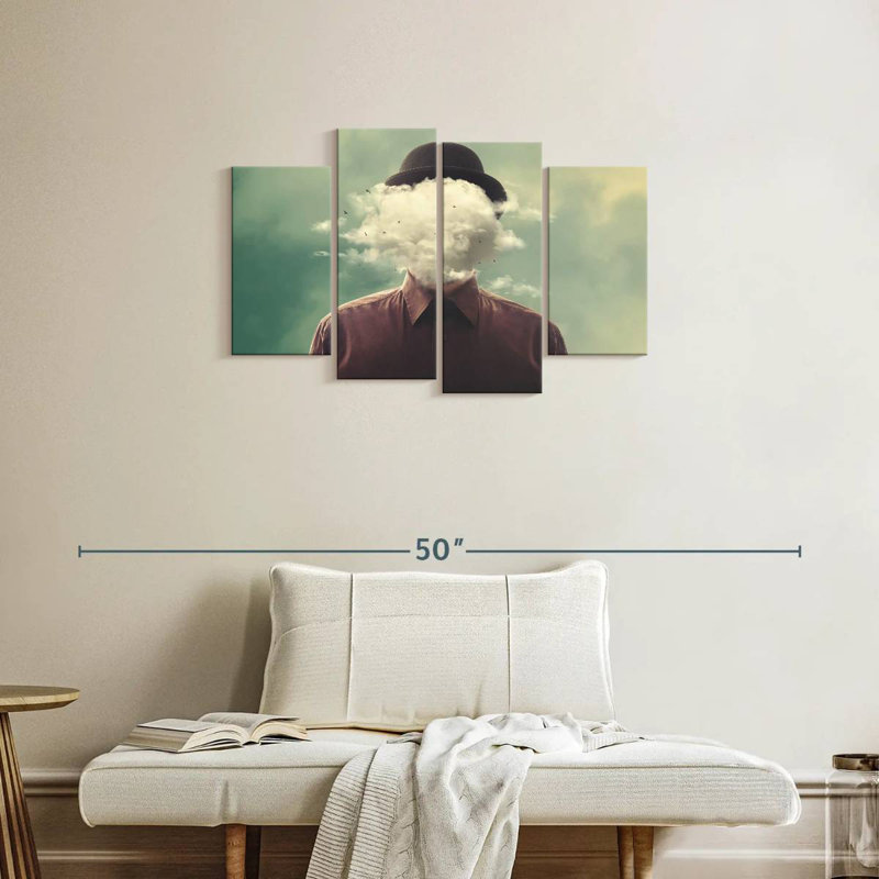 Kelan Head In The Clouds, 22'' H x 36'' W