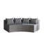 Canapé modulaire courbé avec quatre coussins Boneless-645028314