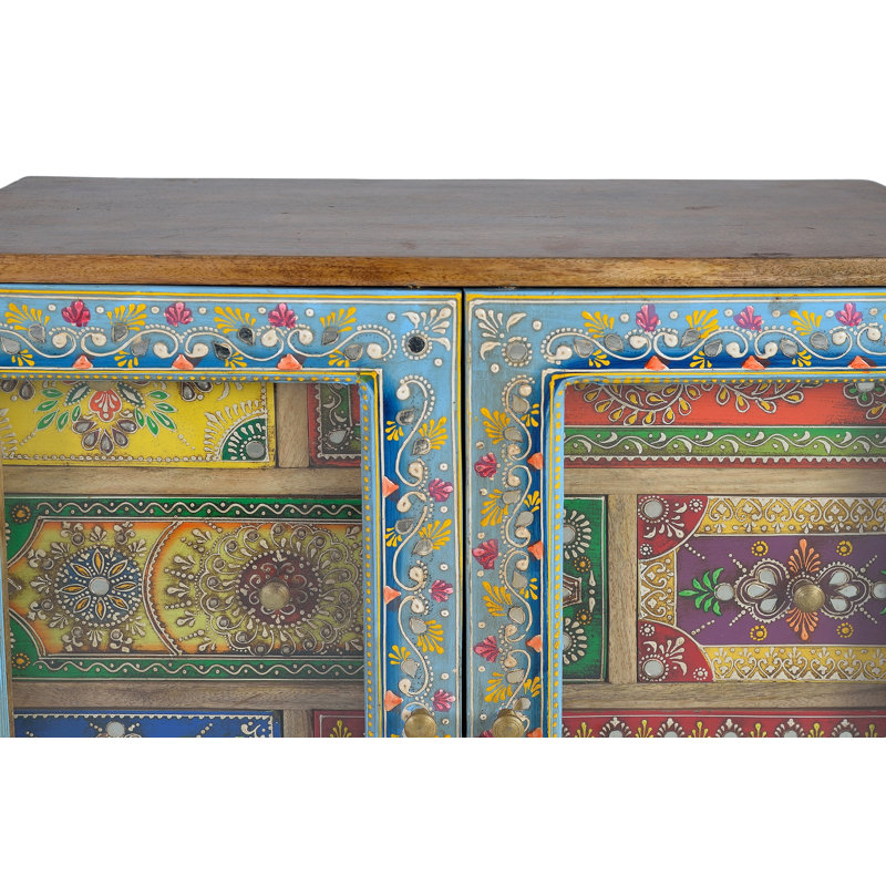 Ariv Solid Wood Cabinet Accent Chest