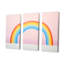 Minimalisme, arc-en-ciel, impression d'art mural-107760748-107760747