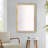 Natural Rattan Rectangle Wall Mirror