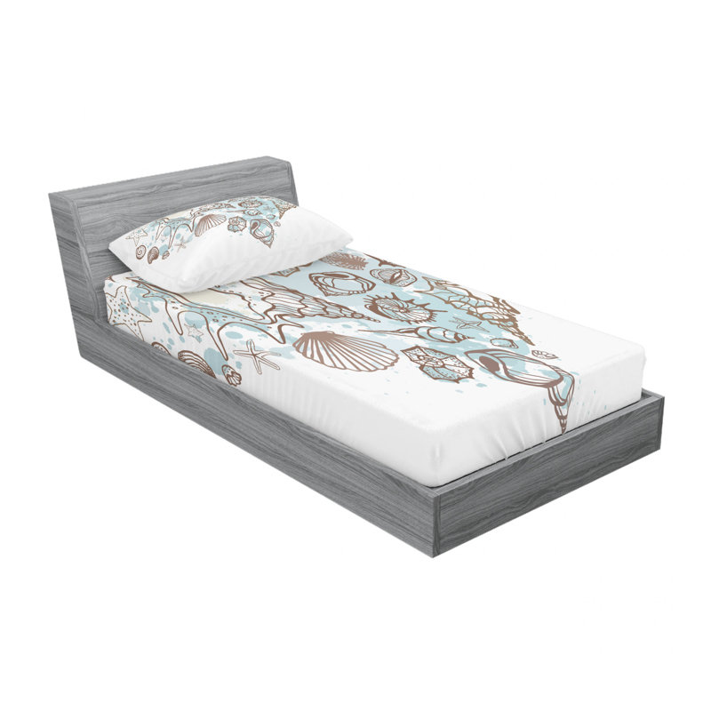 Microfiber Sheet Set, Twin Sheet Set with Fitted Sheet