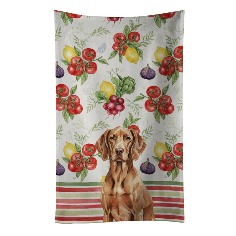 Liver Pointer Vegetables Kitchen Towel, Liver Pointer