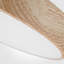 Plafonnier encastré texture bois 13 pouces